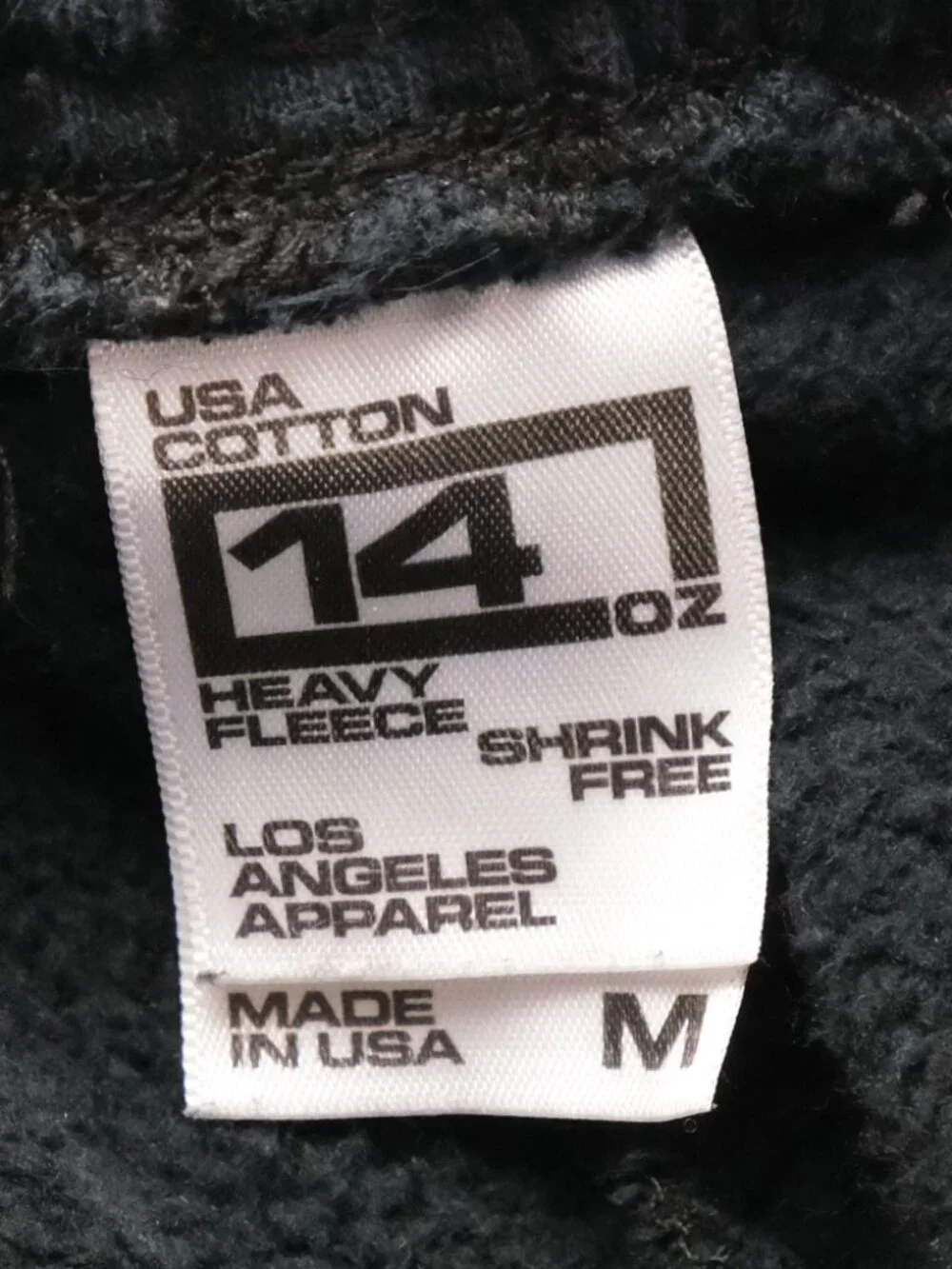 Drake x Scorpion Los Angeles Apparel Sweatpants 14oz Heavy Fleece Black M - Picture 3 of 7